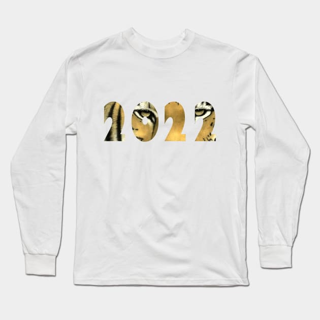 Tiger eyes 2022 Long Sleeve T-Shirt by Lara Plume